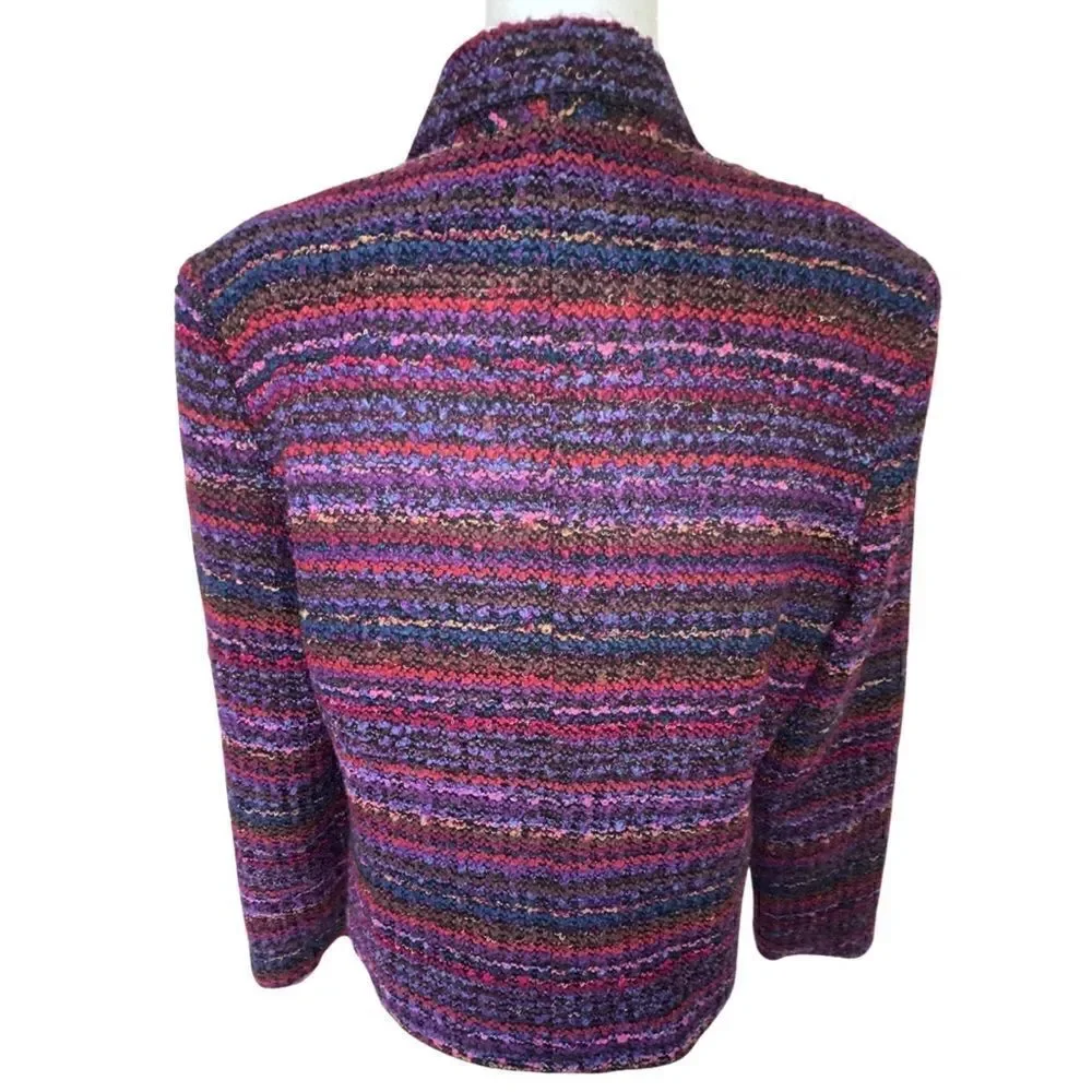 Requirements Colorful Button Up Jacket Size 14 - Picture 4 of 8